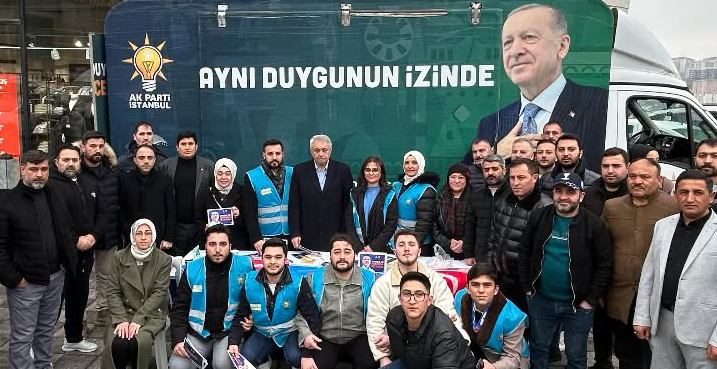 Star Towers önünde kurulan AK Noktamızda vatandaşlarımız ile bir araya geldik