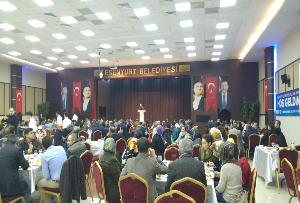 Esenyurt Teşkilatı TEŞEKKÜR YEMEĞİNDE bulustu.