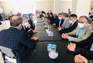 İLÇE BAŞKANIMIZ VE YÖNETİM KURULU ÜYELERİMİZLE BİRLİKTE TAZİYEDEYİZ